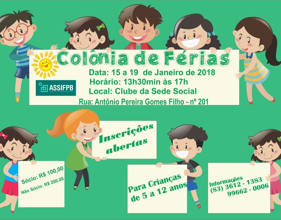 Colônia de Ferias 2018.1
