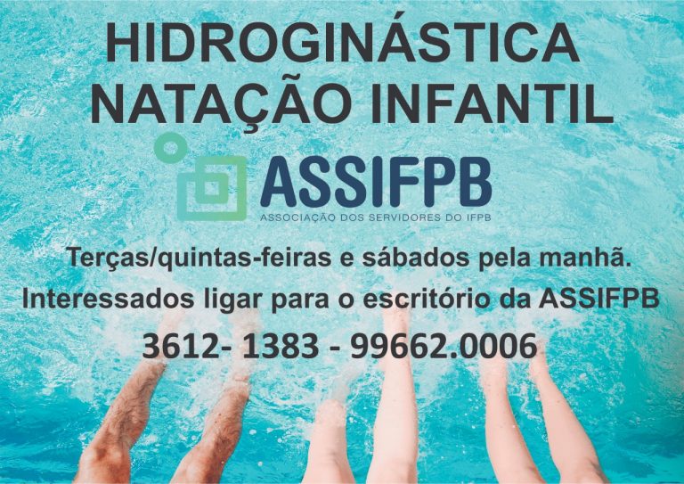 Natação infantil e Hidroginástica